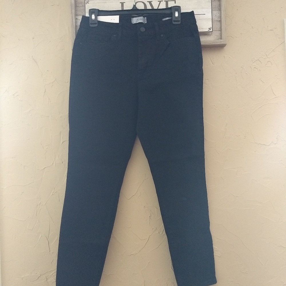 Jessica Simpson High Rise Skinny Ankle BLK 8/29